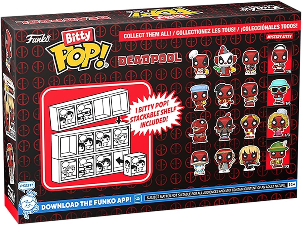 Funko Bitty POP: Deadpool - Sleepover 4 Pack