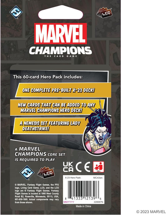 MARVEL CHAMPIONS BOARD GAME X-23 HERO PACK