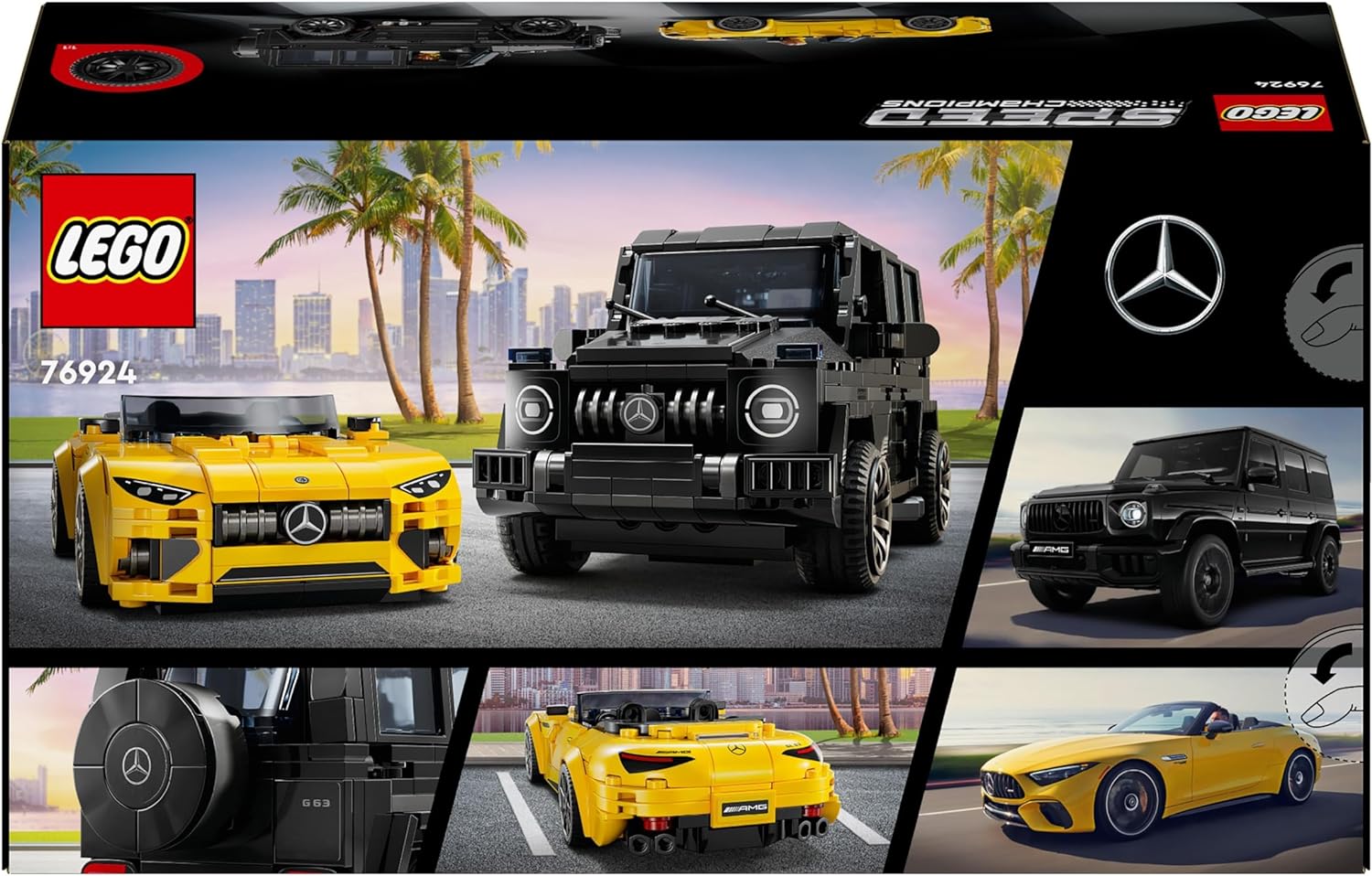 LEGO® | Speed Champions: Mercedes-AMG G 63 and Mercedes AMG SL 63 (76924)