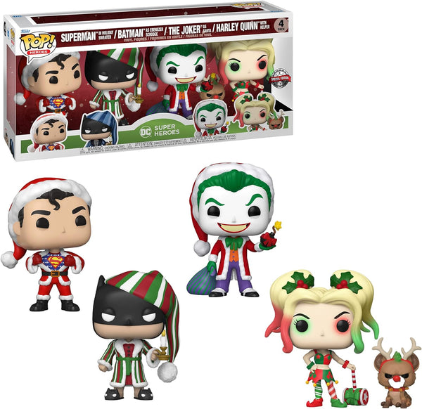 Funko! POP : Heroes - Dc Holiday - 4PK
