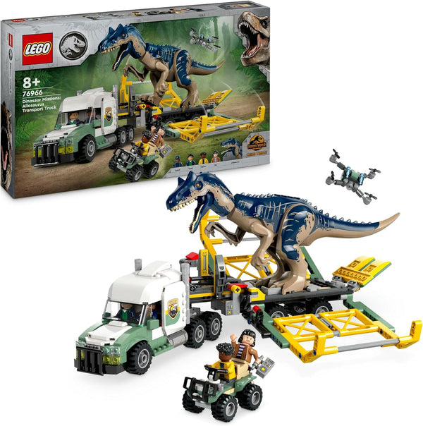 LEGO® | Jurassic World: Dinosaur Missions: Allosaurus Transport Truck (76966)