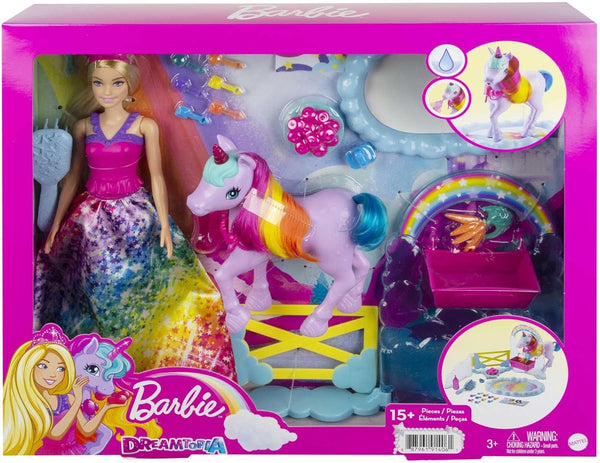 Barbie: Rainbow Potty Unicorn Playset