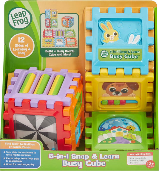 LeapFrog: 6-in-1 Snap & Learn Busy Cube