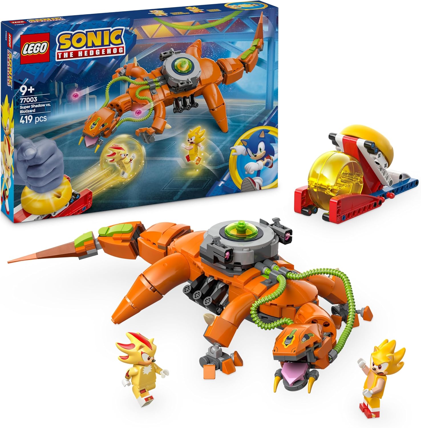 LEGO® | Sonic the Hedgehog: Super Shadow vs. Biolizard (77003)