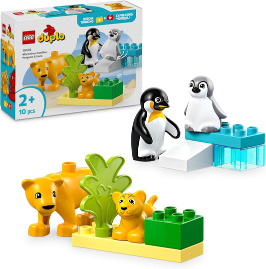 LEGO® | DUPLO: Wild Animal Families - Penguins & Lions (10442)