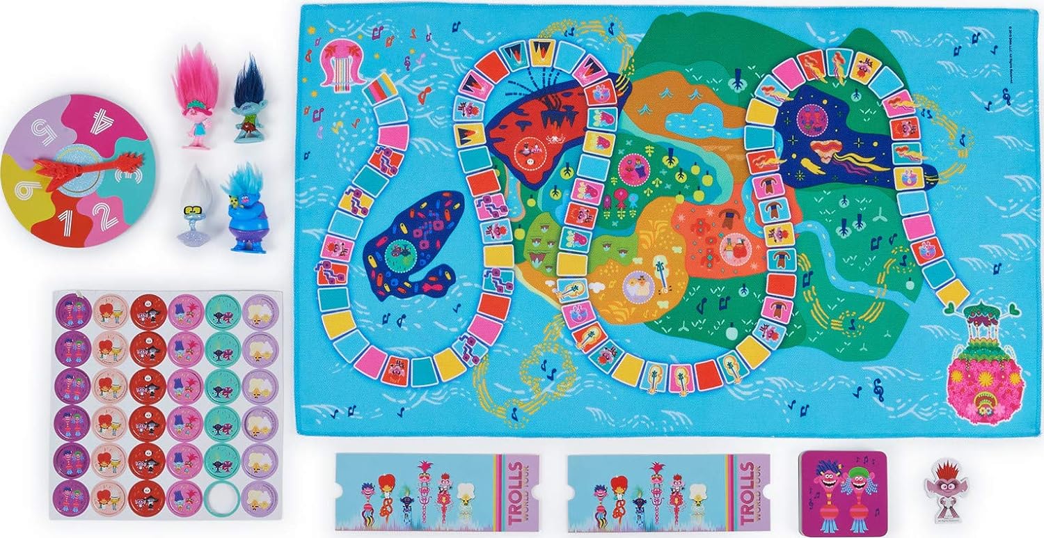 TROLLS: WORLD TOUR BOARD GAME