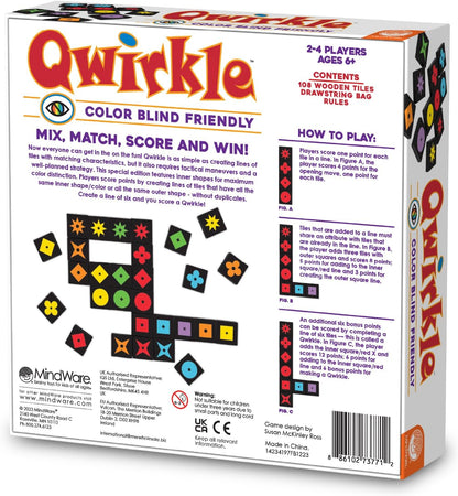 Qwirkle (Color Blind Friendly Edition)