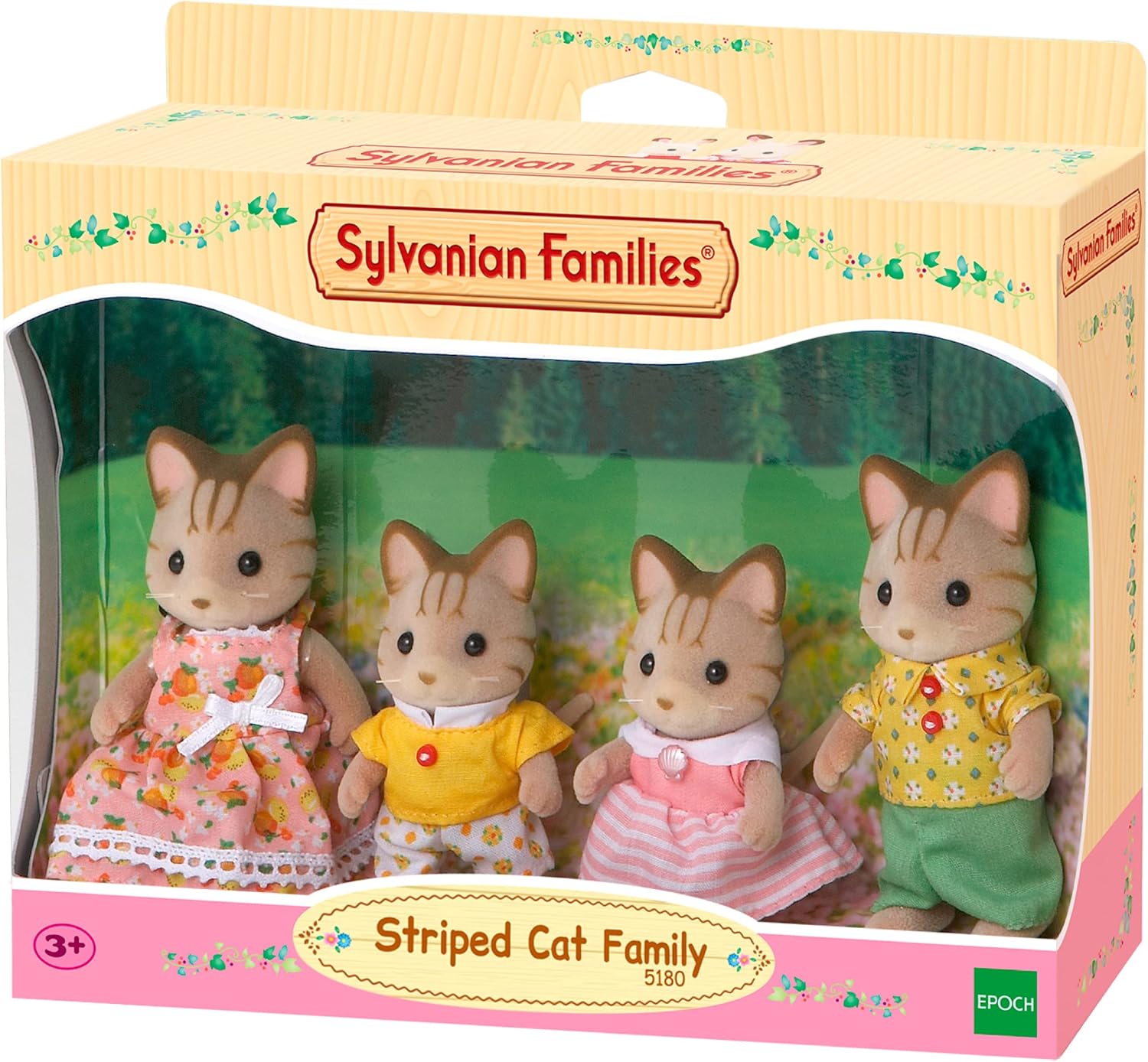 Sylvanian Families: Striped Cat Family