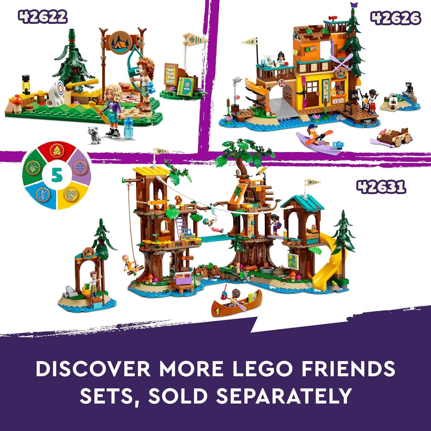 LEGO® | Friends: Adventure Camp Cozy Cabins (42624)