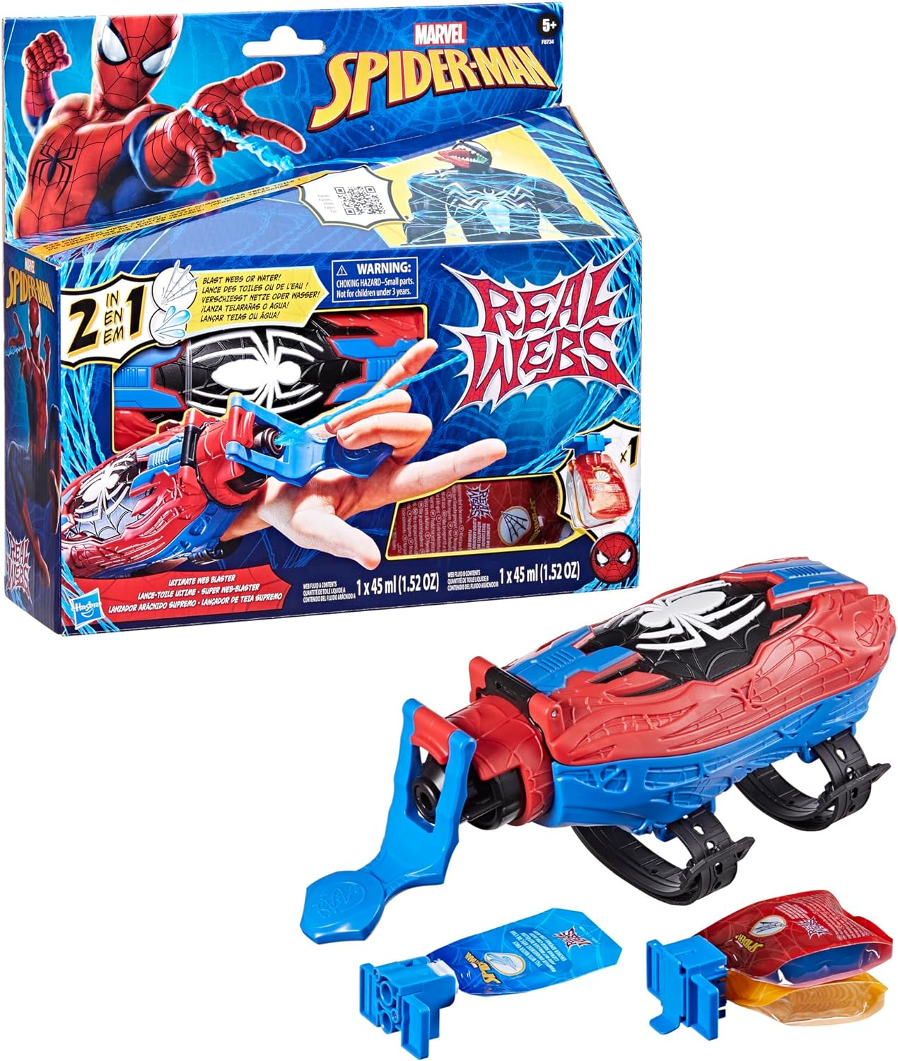 Spiderman Real Webs Ultimate Web Blaster