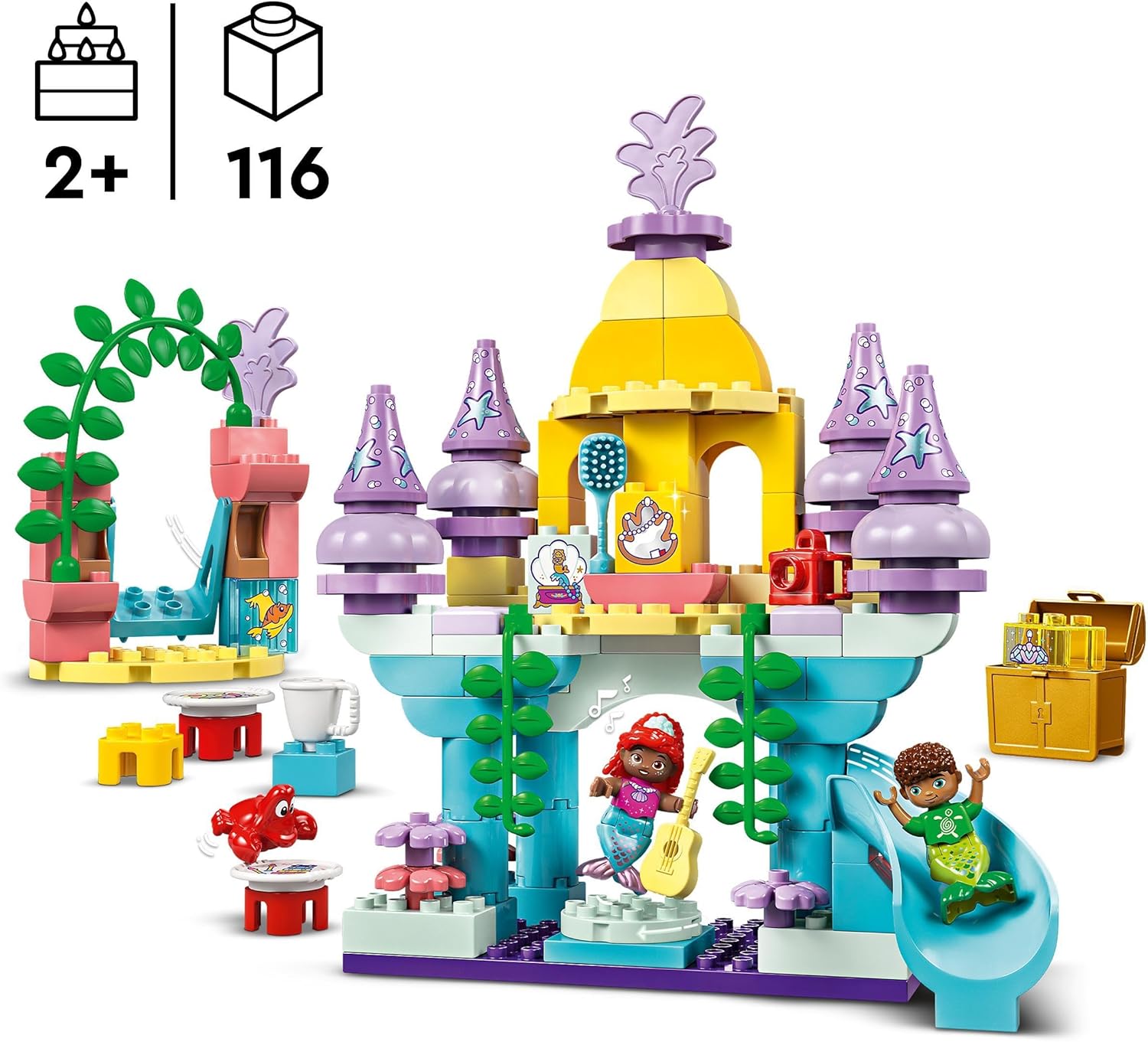 LEGO® | DUPLO: Disney Ariel's Magical Underwater Palace (10435)