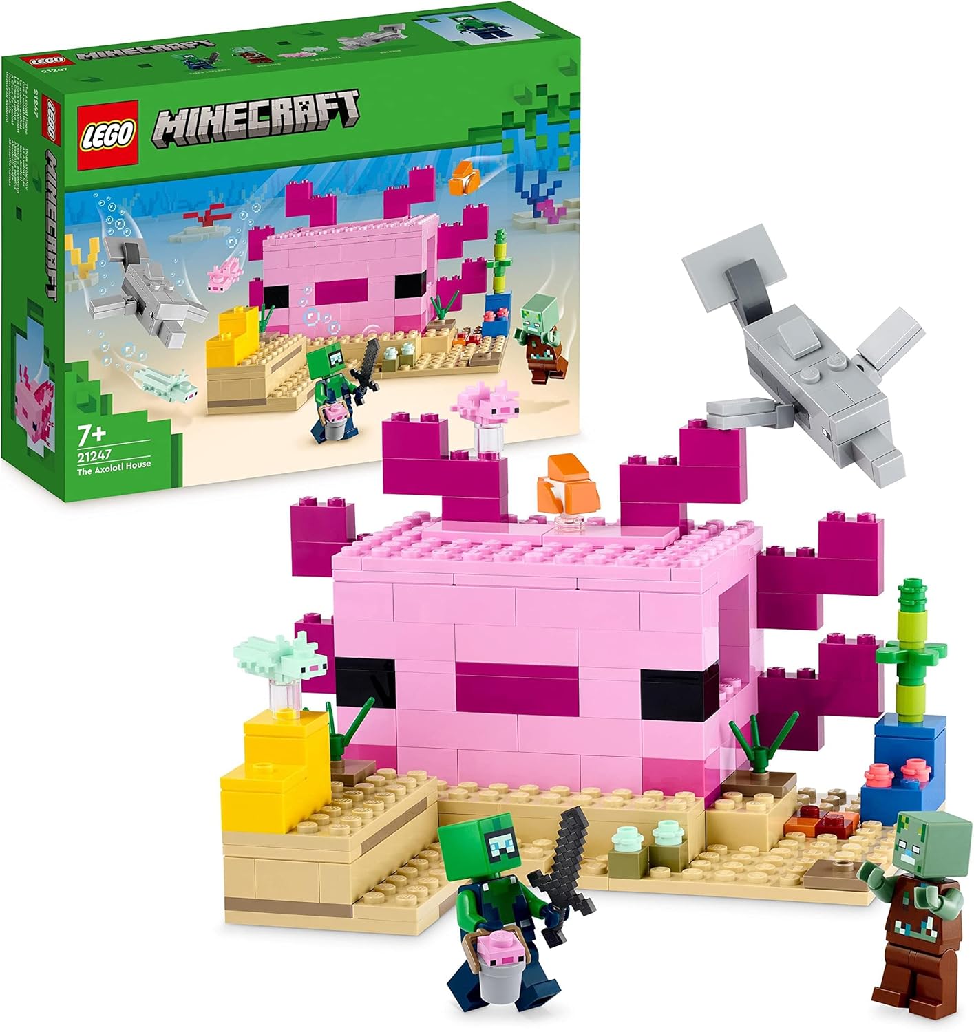 LEGO® | Minecraft: The Axolot House (21247)
