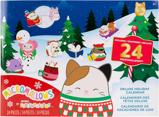 Micromallows Squishmallows Original 24-Day Holiday Plush Advent Calendar