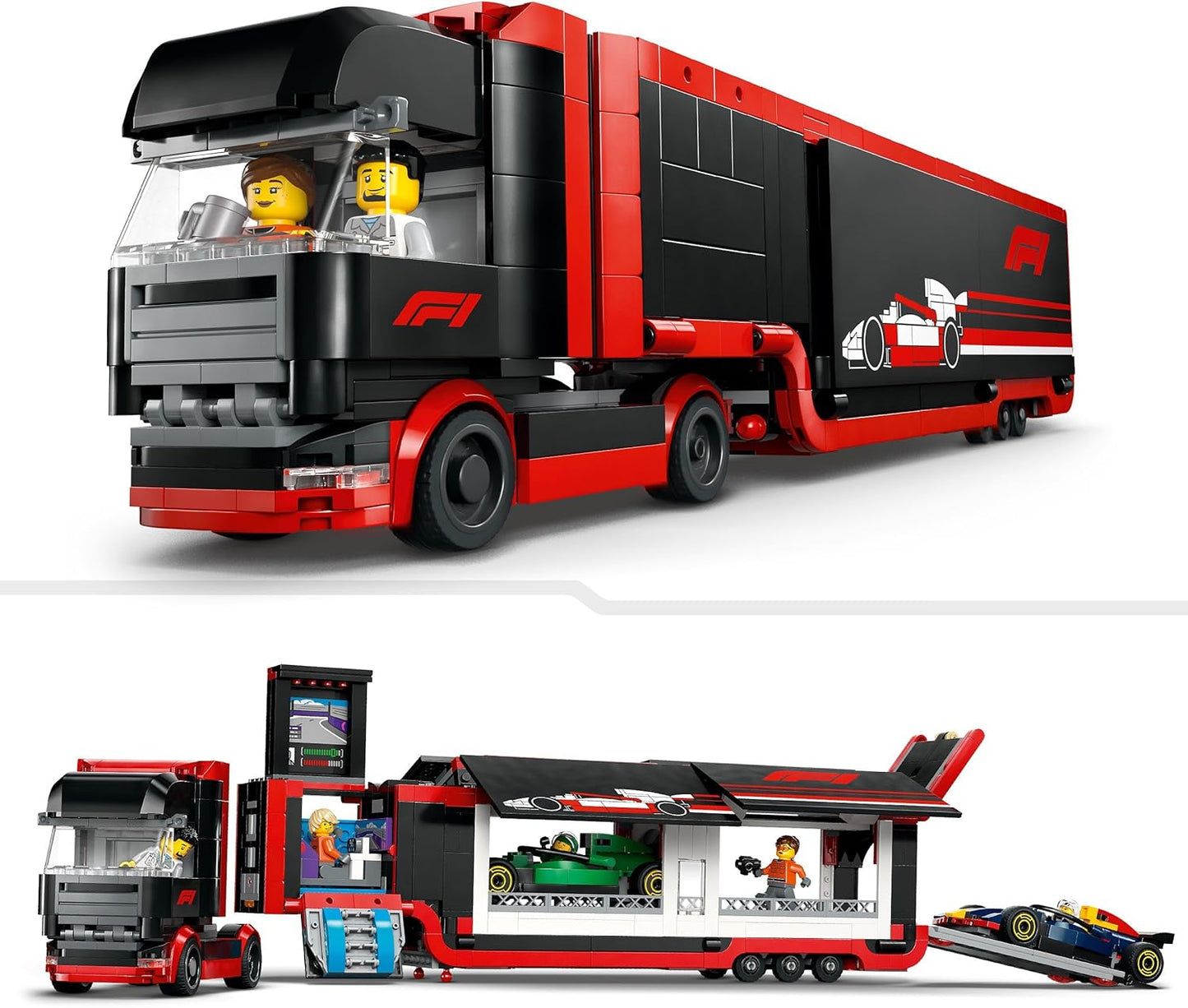 LEGO® | City: F1 Truck with RB20 & AMR24 F1 Cars (60445)