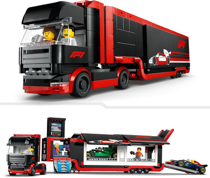 LEGO® | City: F1 Truck with RB20 & AMR24 F1 Cars (60445)