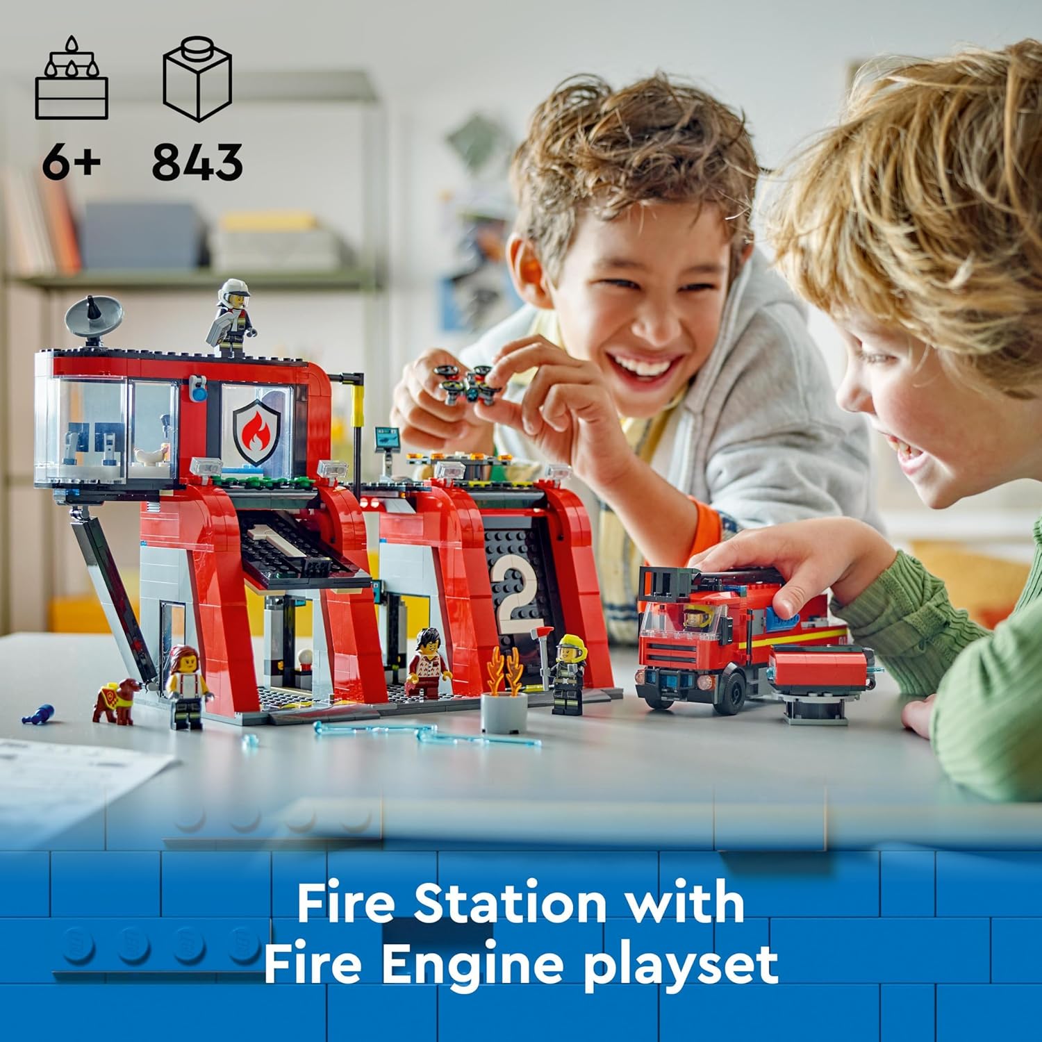 LEGO® | City: Fire Station with Fire Truck (60414)