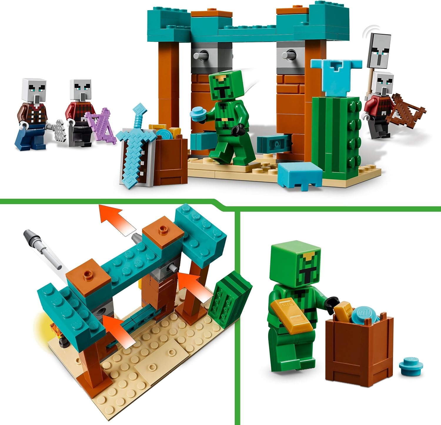 LEGO® | Minecraft: The Illager Desert Patrol (21267)