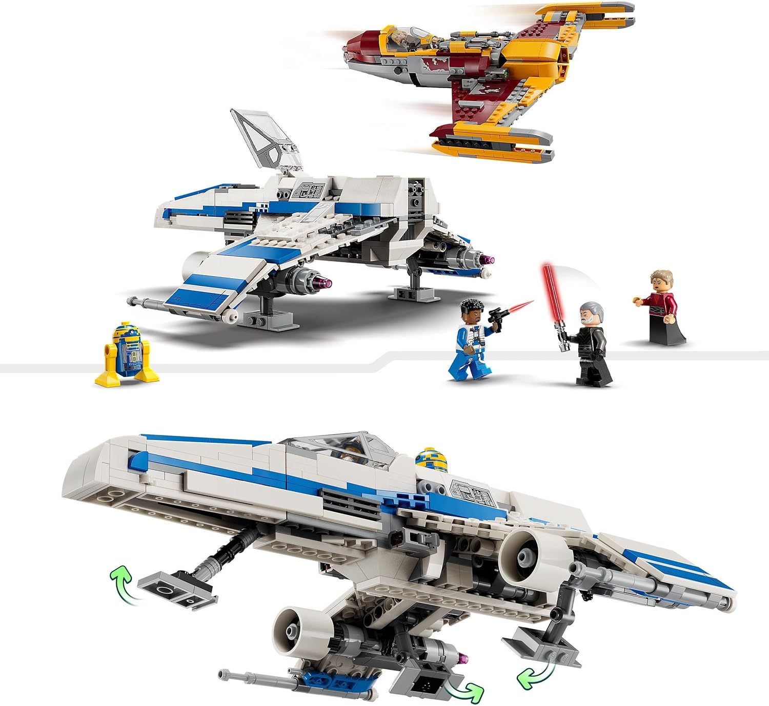 LEGO® | Star Wars: New Republic E-wing VS Shin Hati's Starfighter (75364)