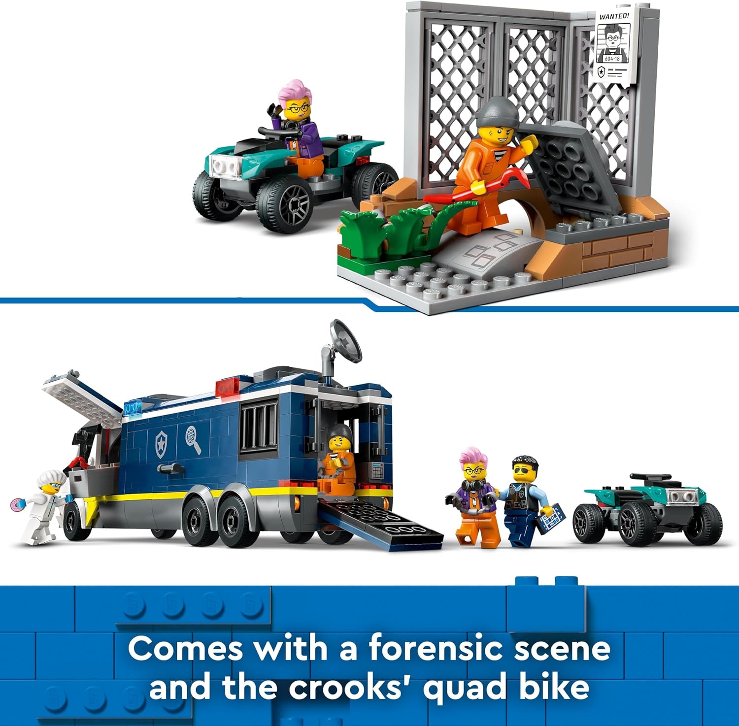 LEGO® | City: Police Mobile Crime Lab Truck (60418)