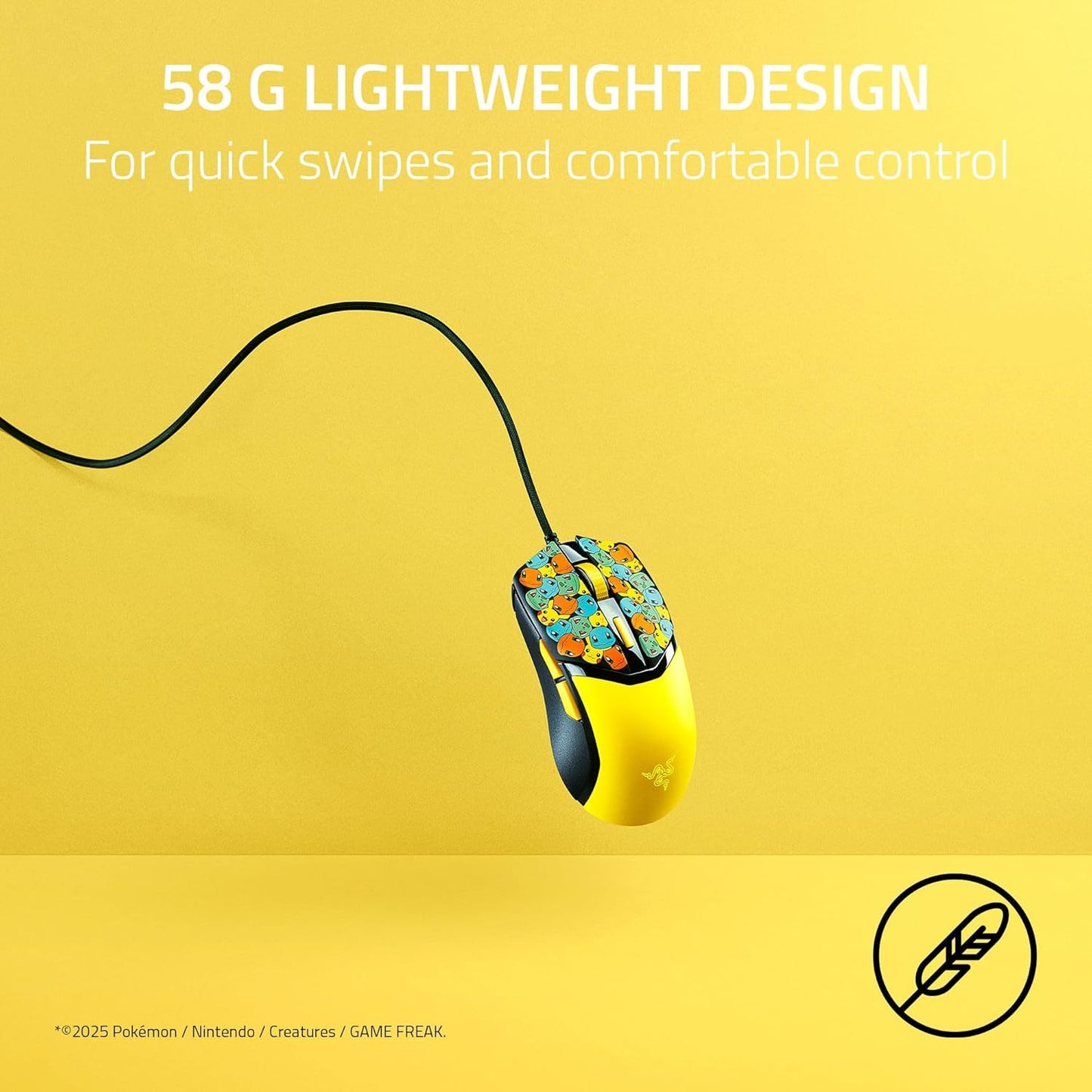 Razer Cobra Pokemon Edition - Lightweight Wired Gaming Mouse