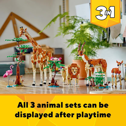 LEGO® | Creator 3-in-1: Wild Safari Animals (31150)