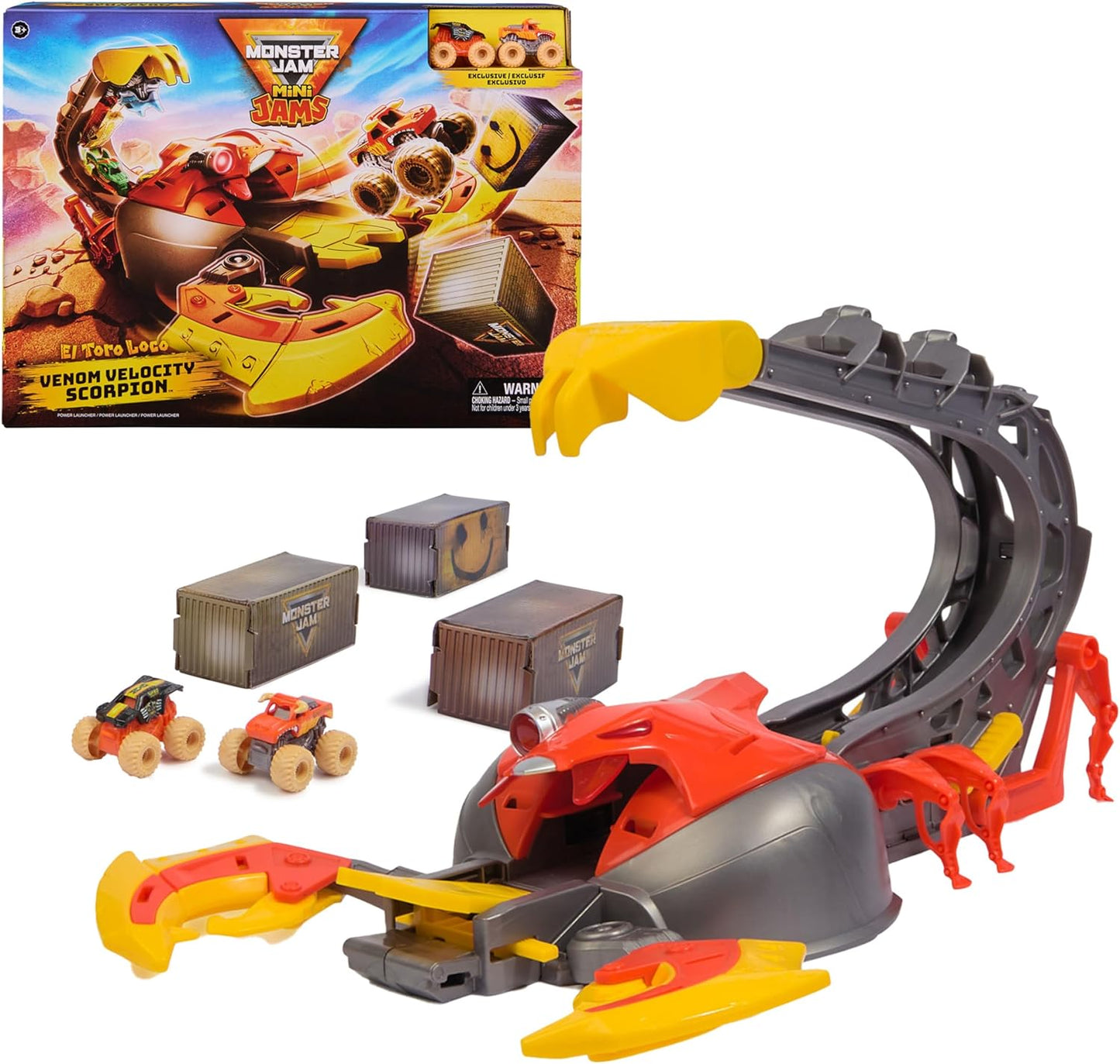 Monster Jam El Toro Loco Venom Velocity Scorpion