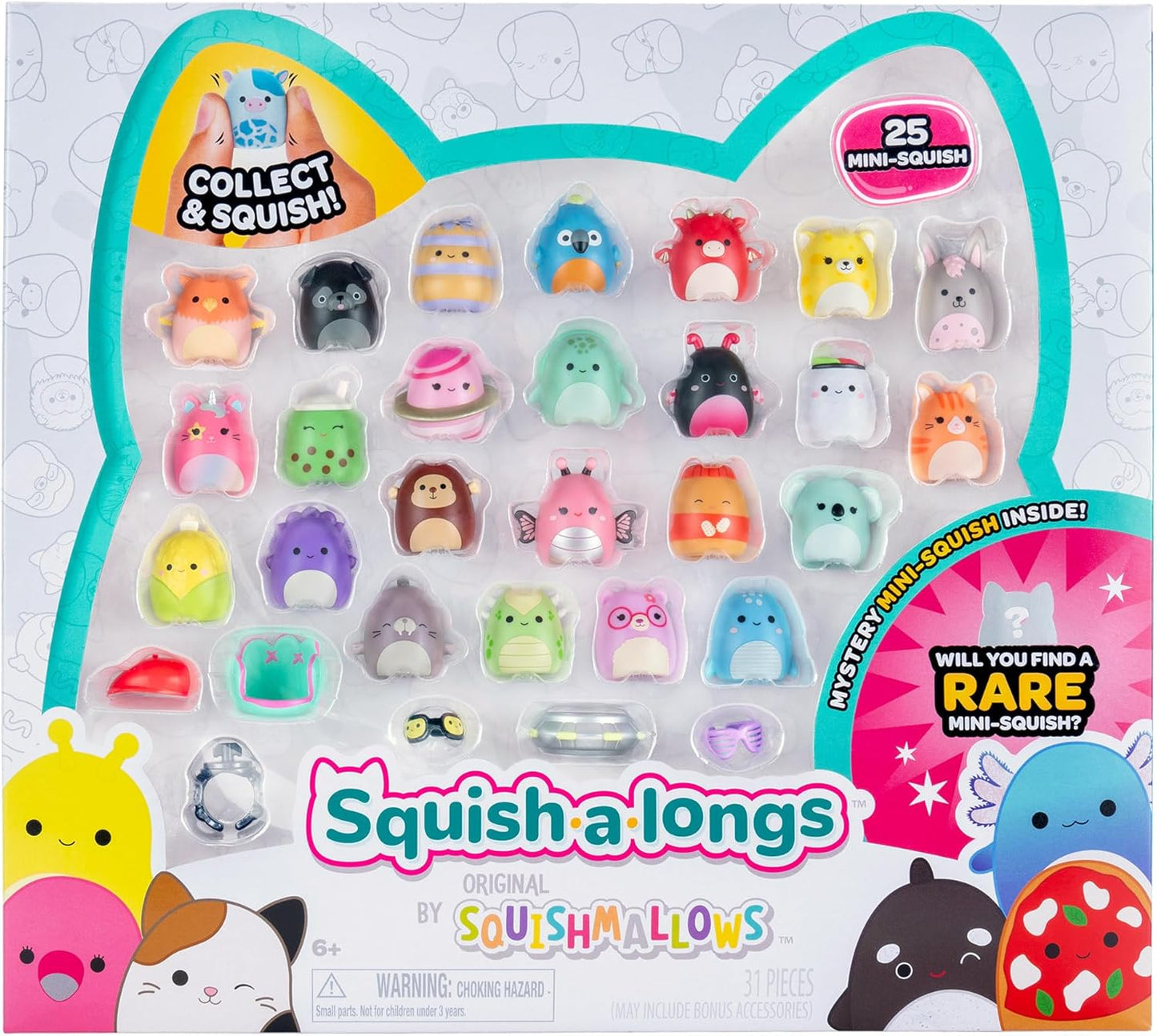 Squishalongs - 25 Pack (Style 1) W3