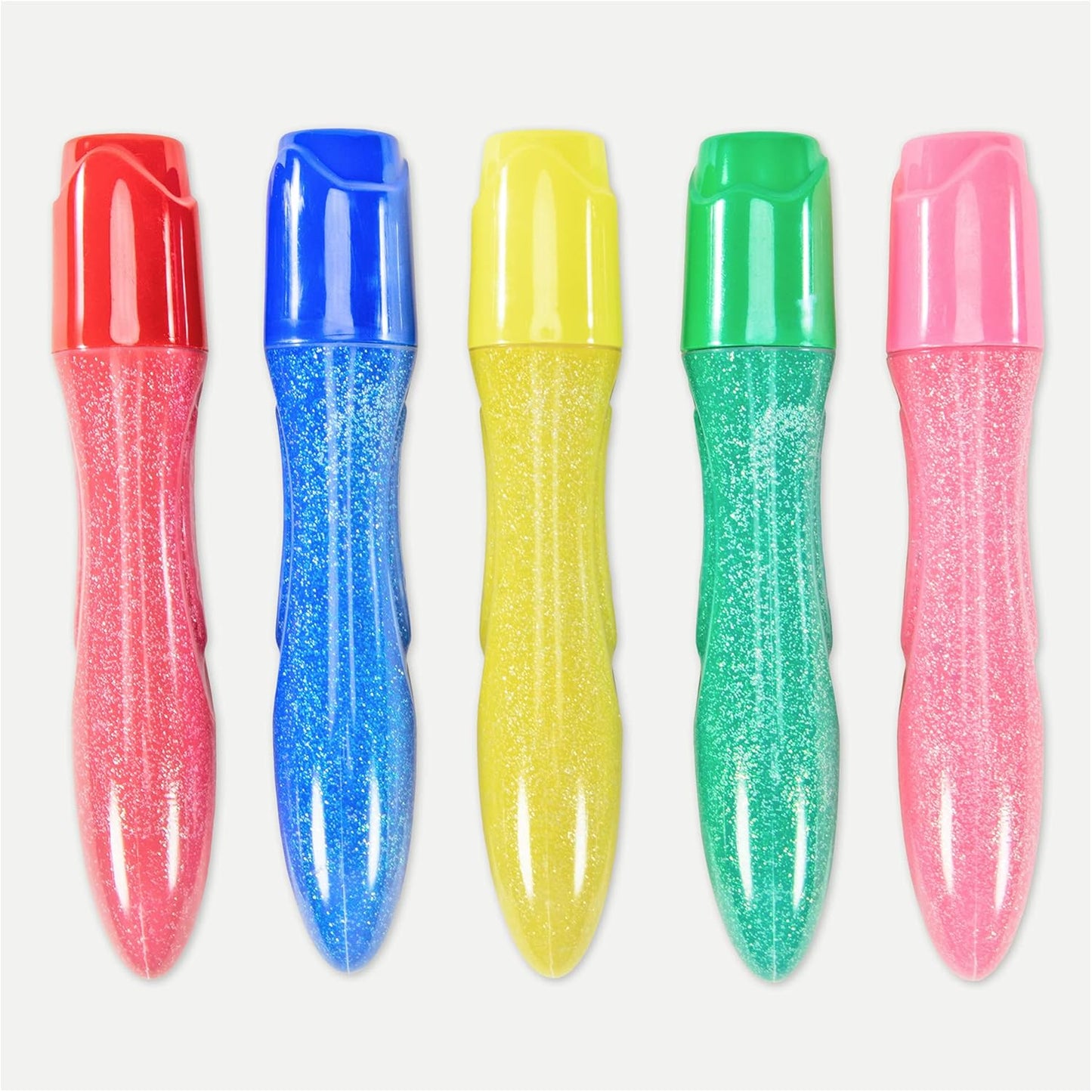 5 Glitter Colours - Squeeze n Brush