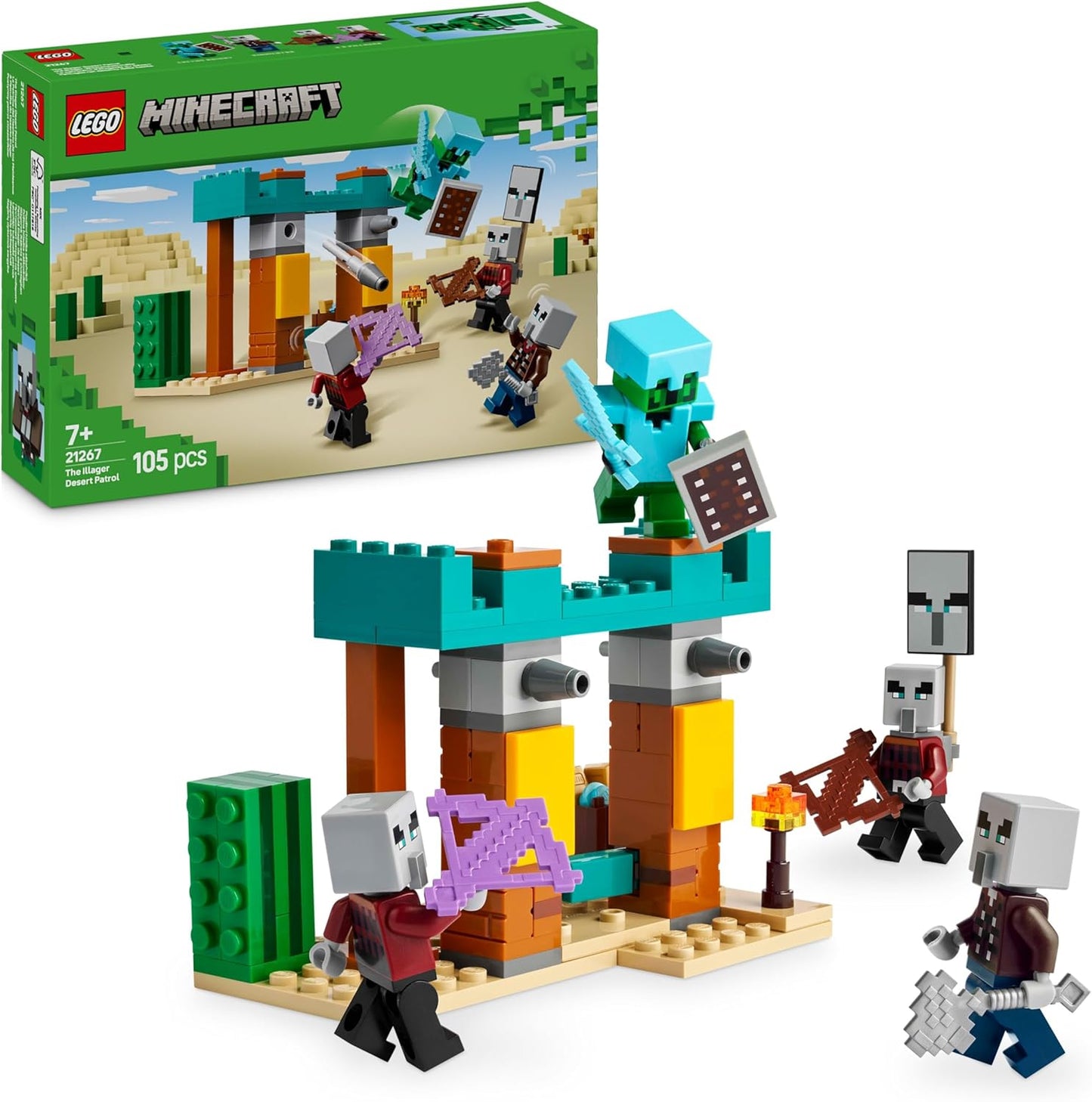 LEGO® | Minecraft: The Illager Desert Patrol (21267)
