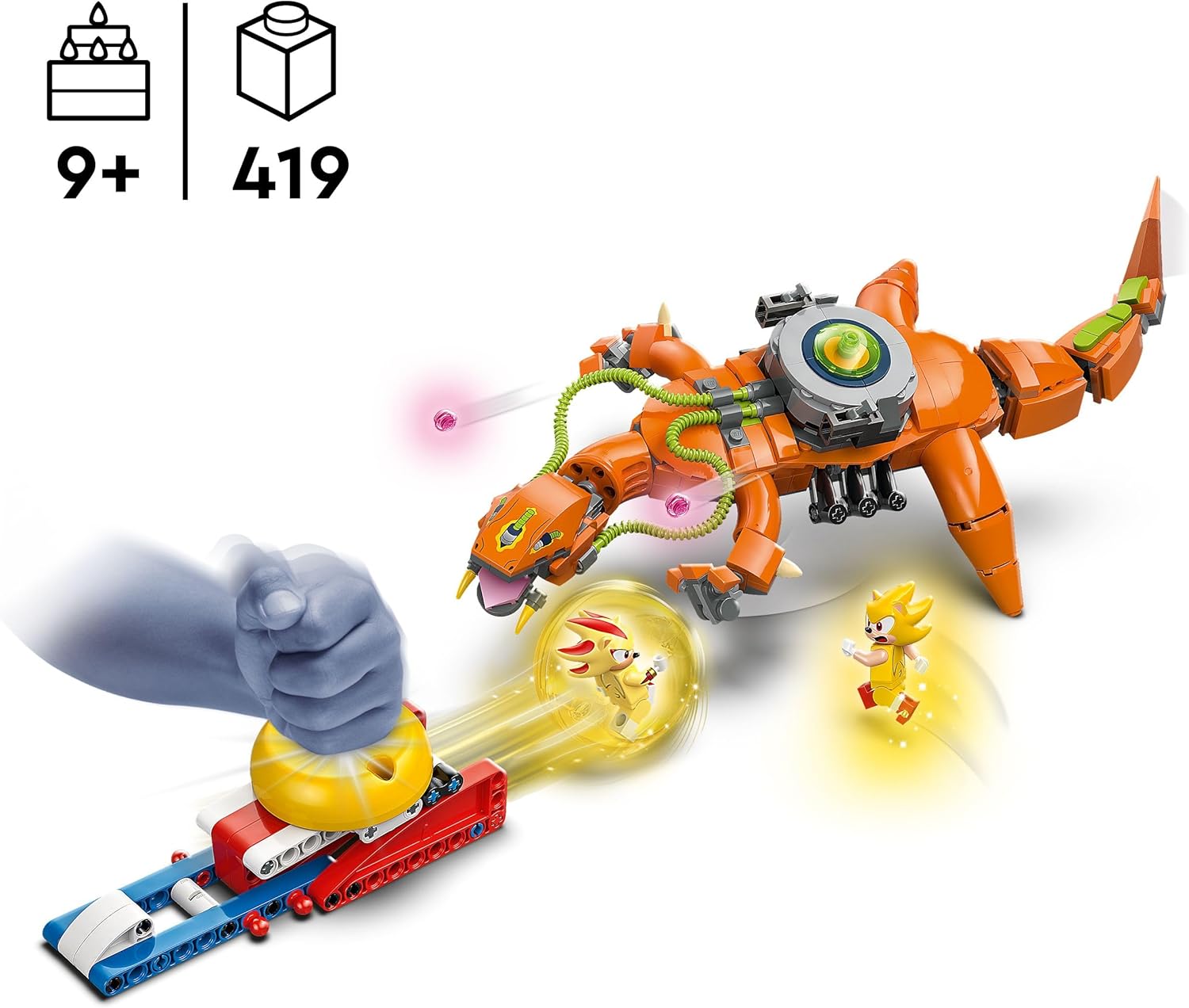 LEGO® | Sonic the Hedgehog: Super Shadow vs. Biolizard (77003)