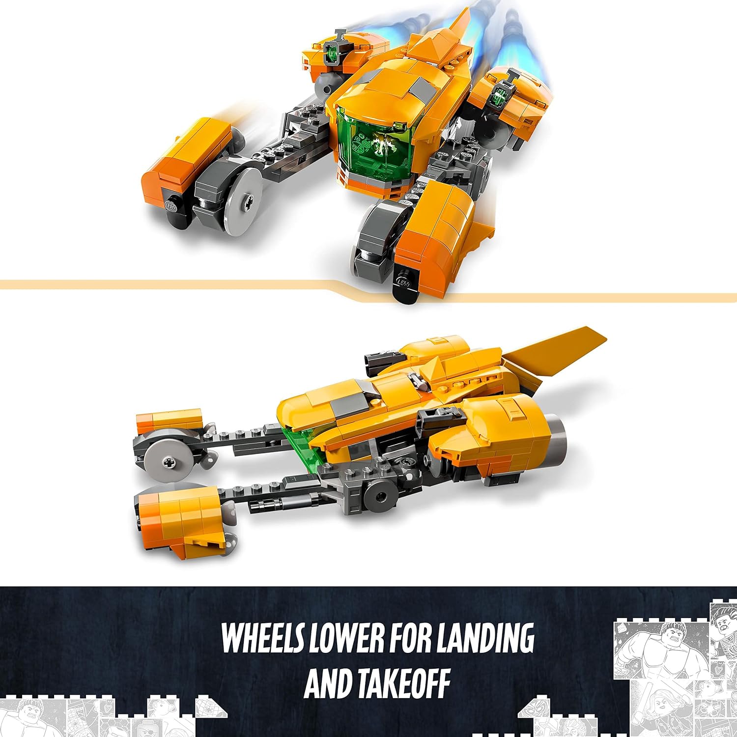 LEGO® | Marvel: Baby Rocket Ship (76254)