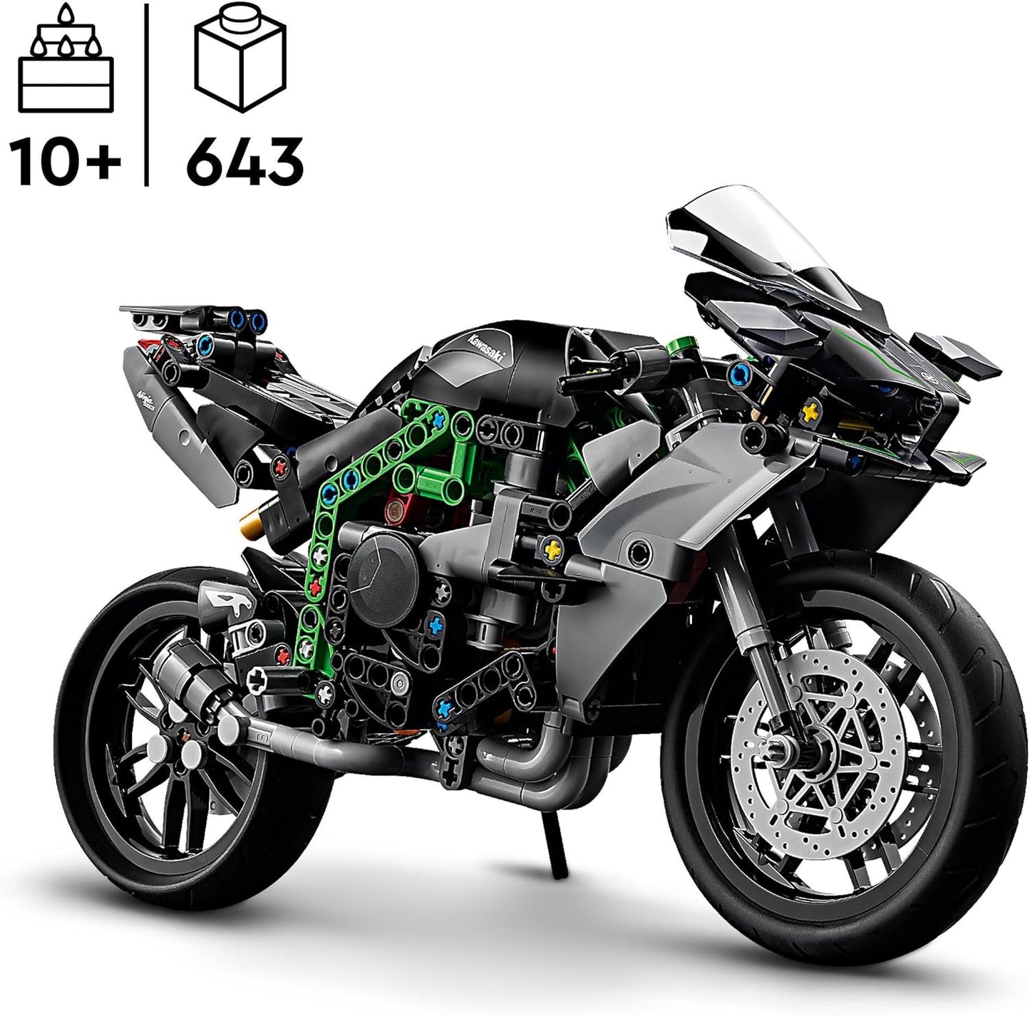 LEGO® | Technic: Kawasaki Ninja H2 R Motorcycle (42170)