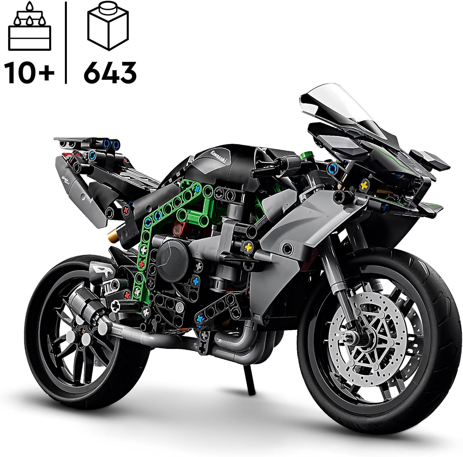 LEGO® | Technic: Kawasaki Ninja H2 R Motorcycle (42170)