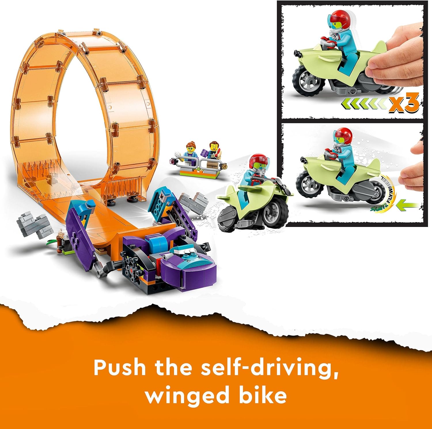 LEGO® | City: Smashing Chimp Stunt Loop (60338)