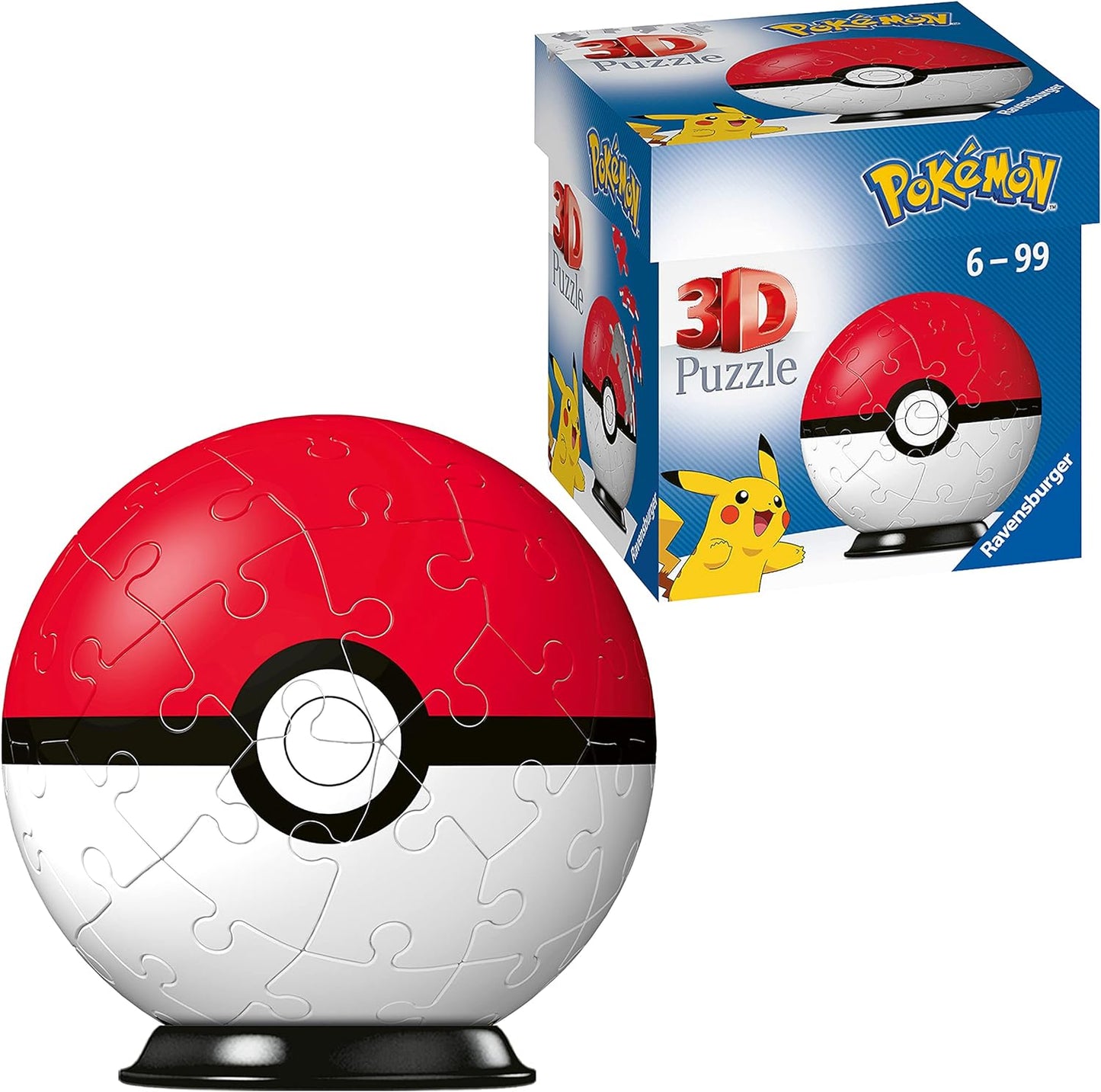 Ravensburger Pokémon Poké Ball 54 Piece 3D Puzzle