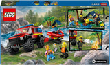 LEGO® | City: 4x4 Fire Truck with Rescue Boat (60412)