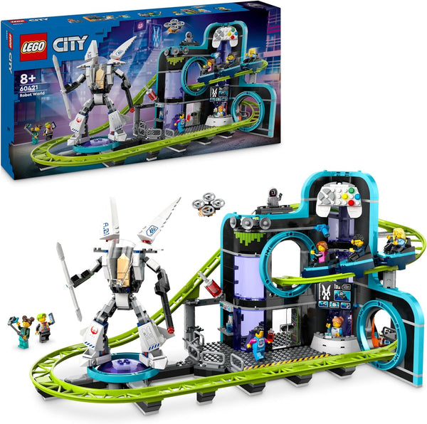 LEGO® | City: Robot World Roller-Coaster Park (60421)