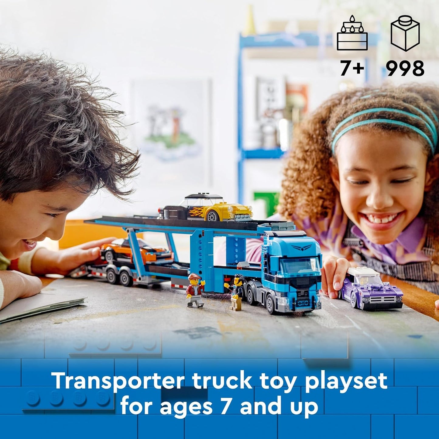 LEGO® | City: Car Transporter Truck with Sports Cars (60408)