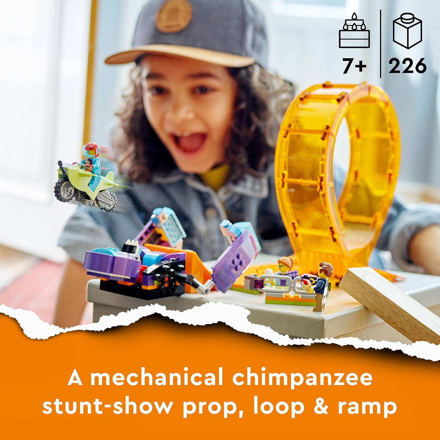 LEGO® | City: Smashing Chimp Stunt Loop (60338)