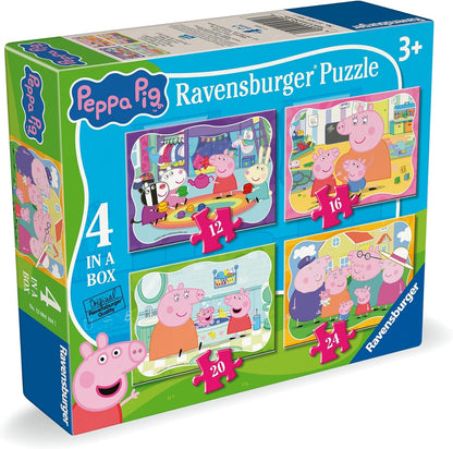 Ravensburger | Peppa Pig 4 in a Box Puzzle