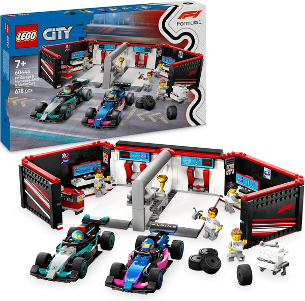 LEGO® | City: F1 Garage & Mercedes-AMG & Alpine Cars (60444)