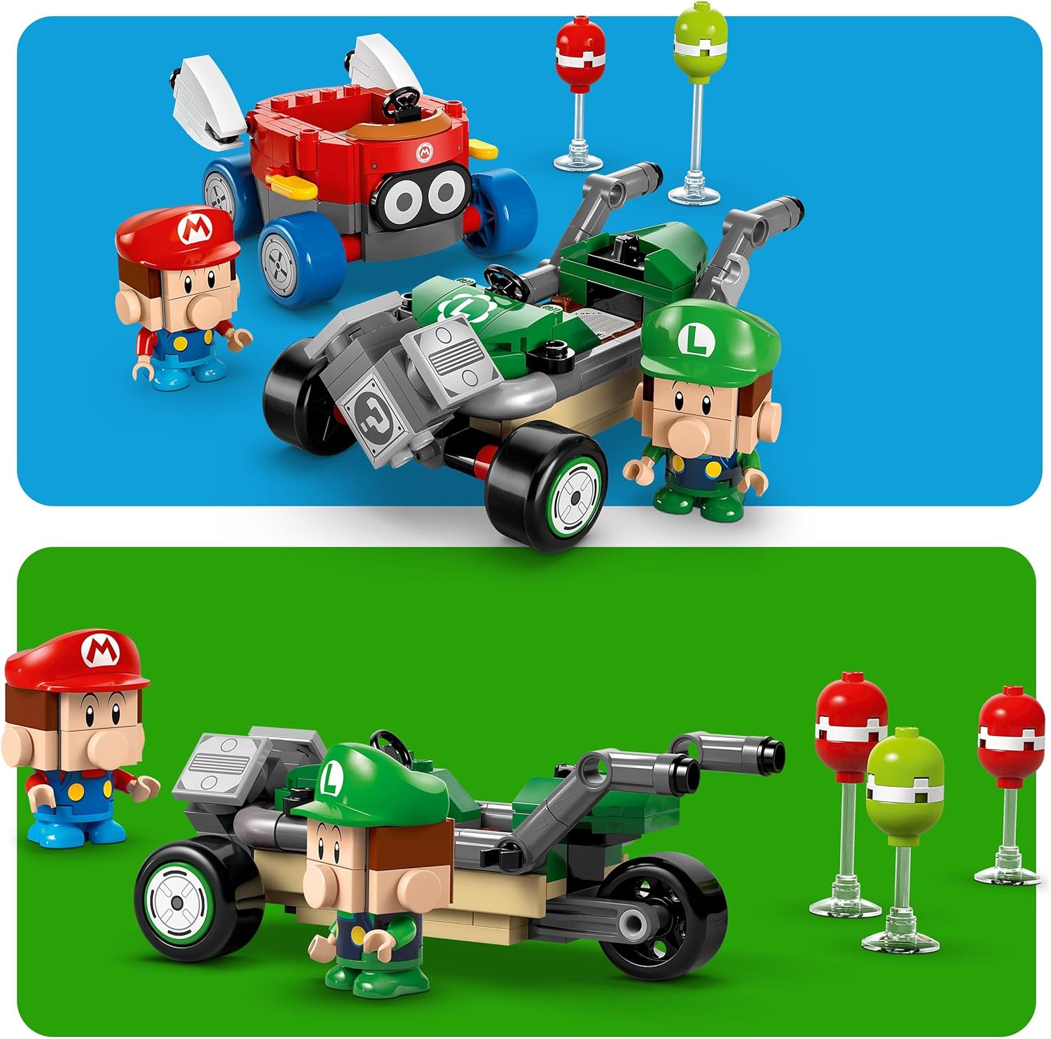 LEGO® | Mario Kart: Baby Mario vs. Baby Luigi (72034)