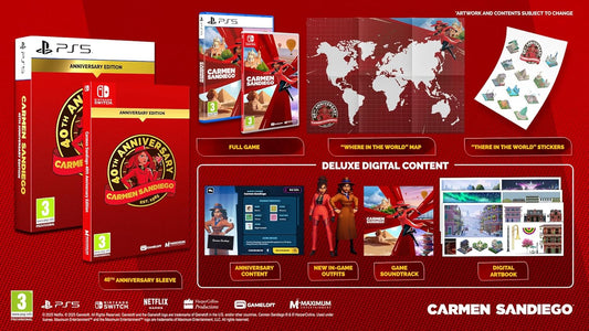 Carmen Sandiego - 40th Anniversary Edition (PlayStation 5)