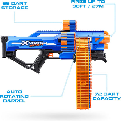 X-Shot Insanity S1 Mad Mega Barrel Blaster