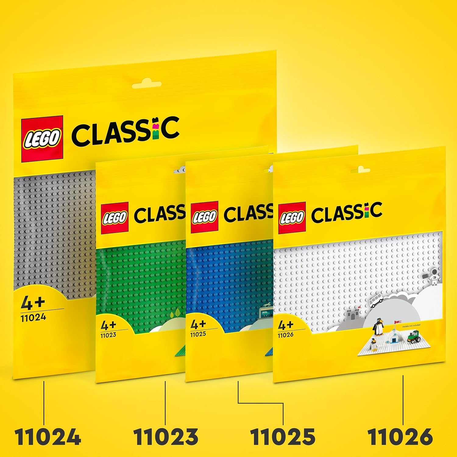 LEGO® | Classic: Gray Baseplate (11024)
