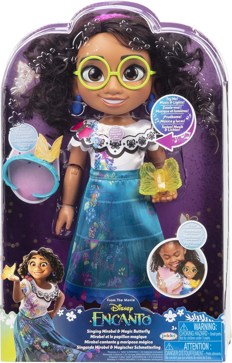 Encanto: Singing Mirabel Doll & Magic Butterfly
