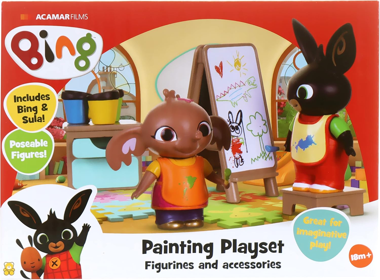 Bing Paint with Bing Figure Playpack