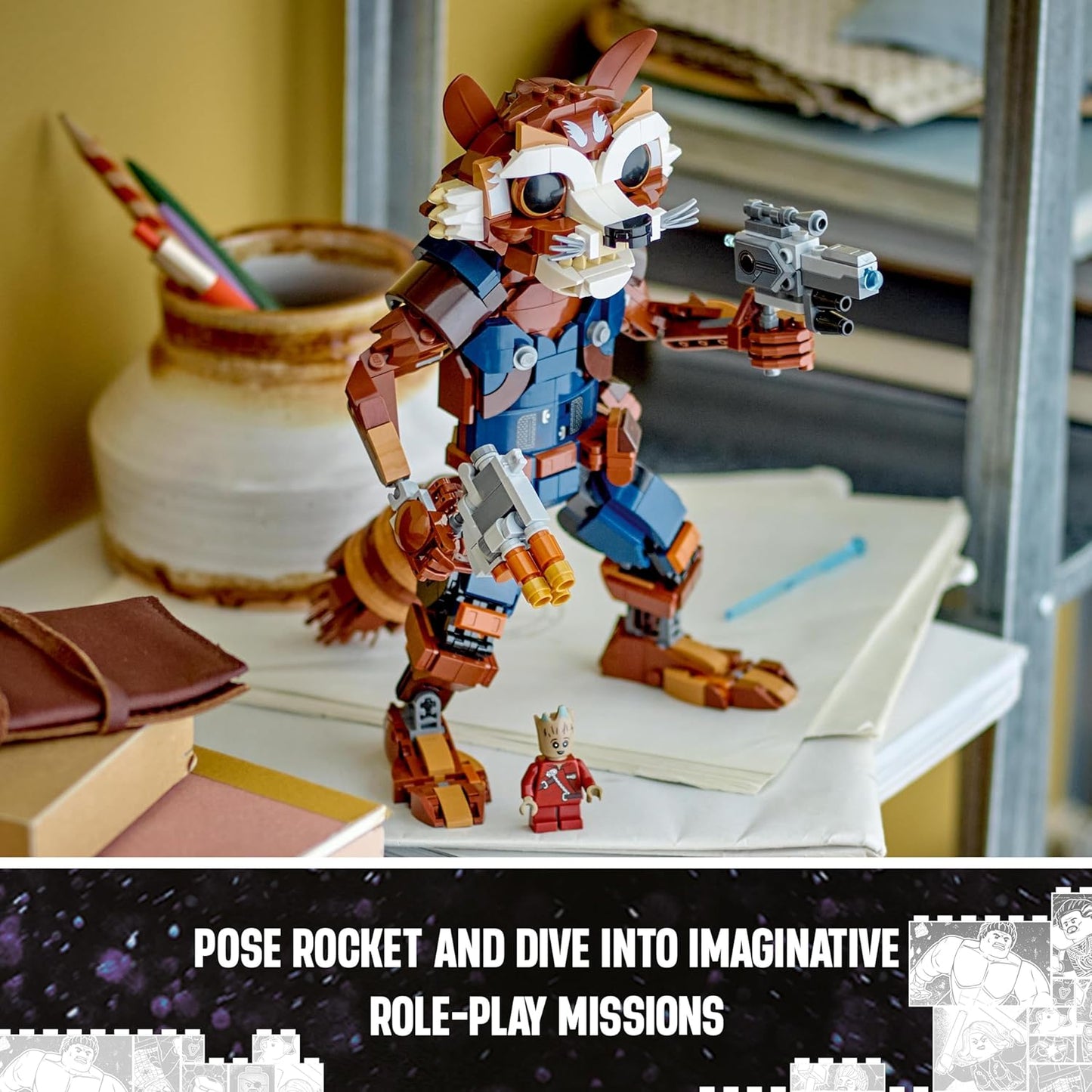 LEGO® | Marvel: Rocket & Baby Groot (76282)