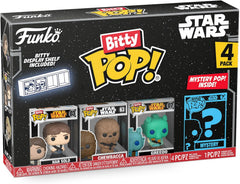 Funko Bitty POP! Star Wars - Han Solo™, Chewbacca™, Greedo™ and A Surprise Mystery Mini Figure