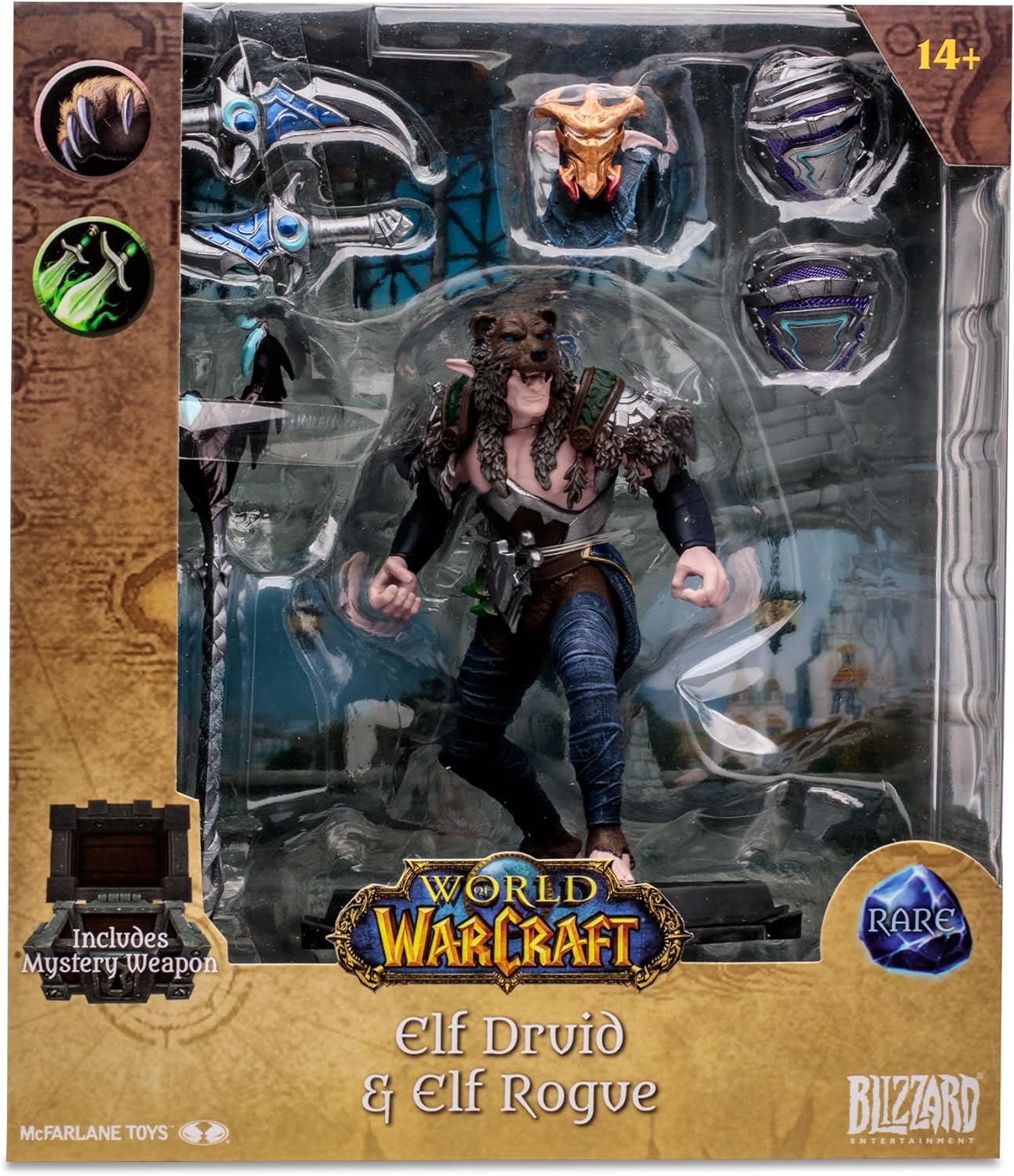 Mcfarlane Toys World Of Warcraft Night Elf Dr Rare